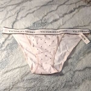 Victoria's Secret Kids Bottoms - White with Black Dots